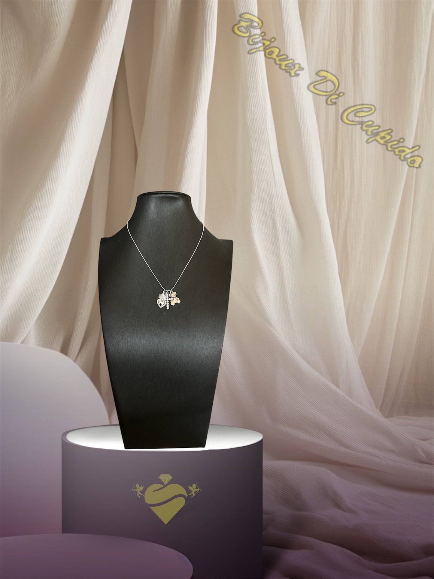 Collana Tris Charms