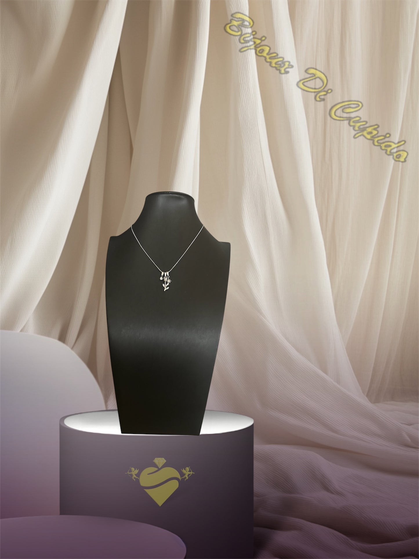 Collana Tris Charms Flower