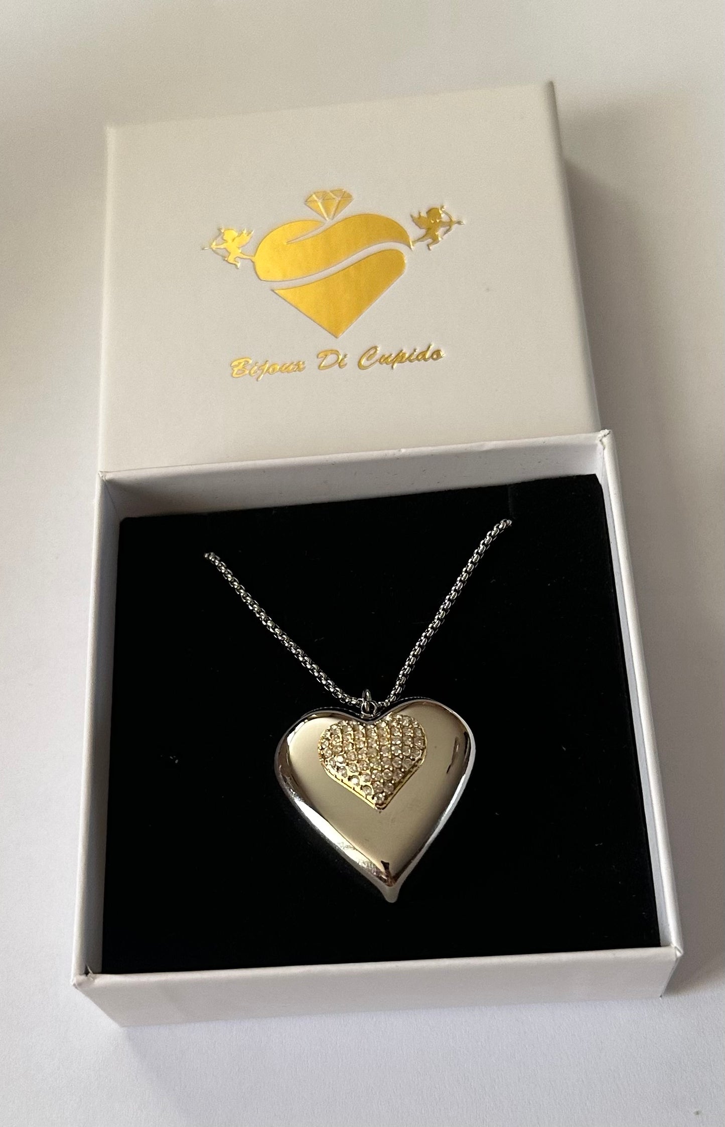 Collana Love Bicolor Zirconia