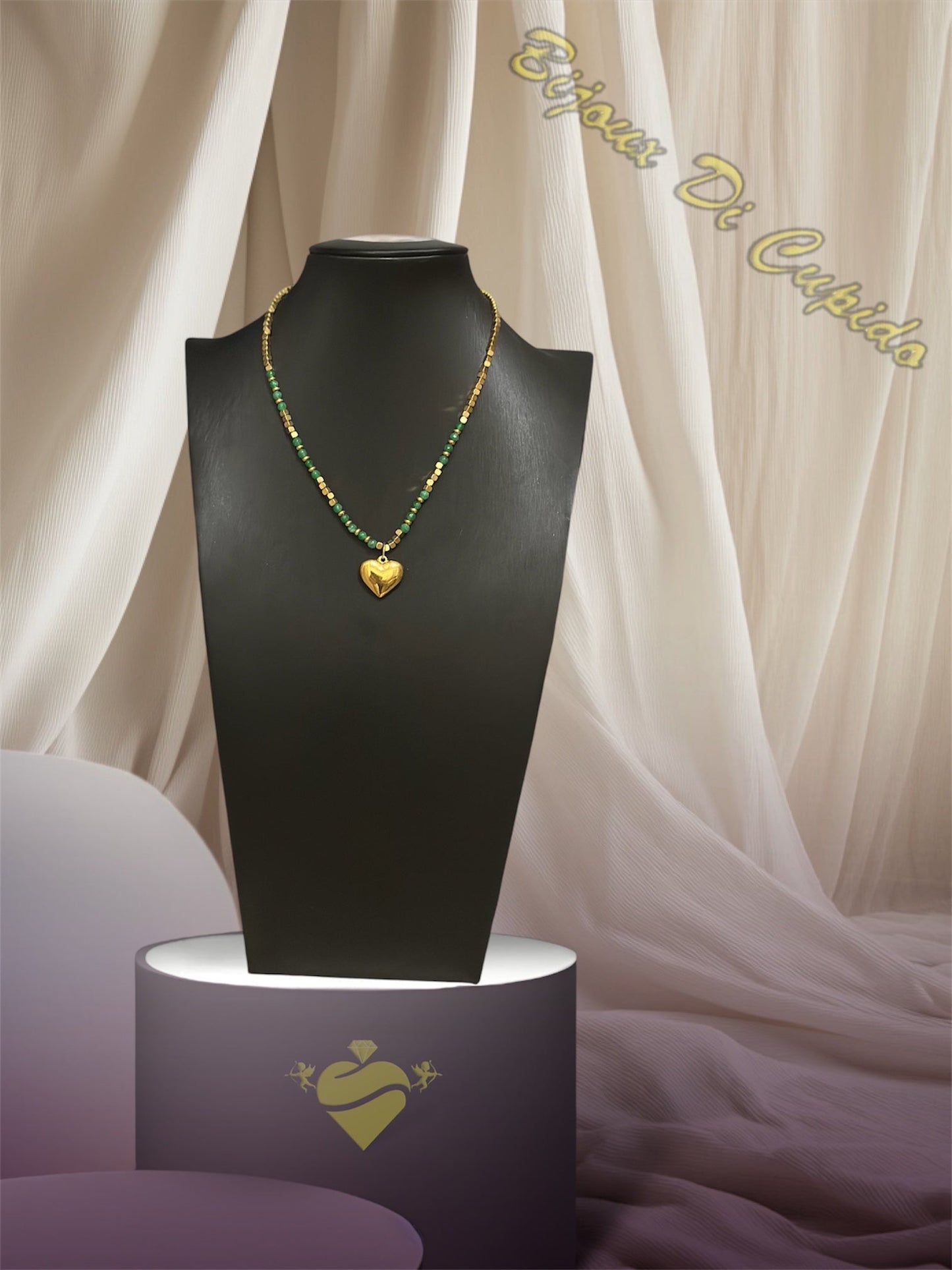 Collana Pepite E Pietre Love