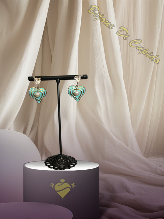 Orecchini Elegance Love Smaltati