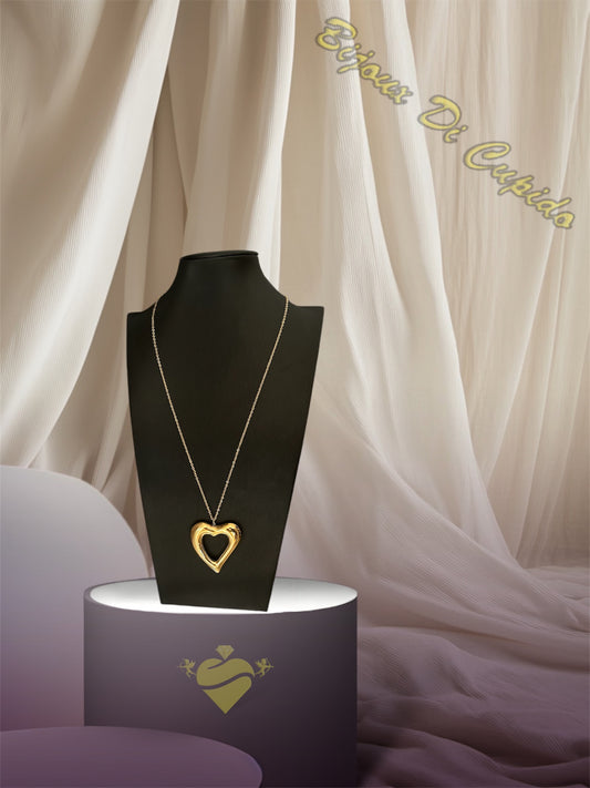 Collana Long Cuore Aperto