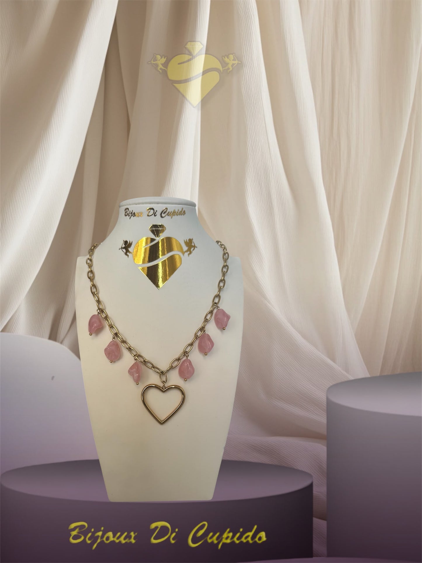Collana Cuore tra le pietre