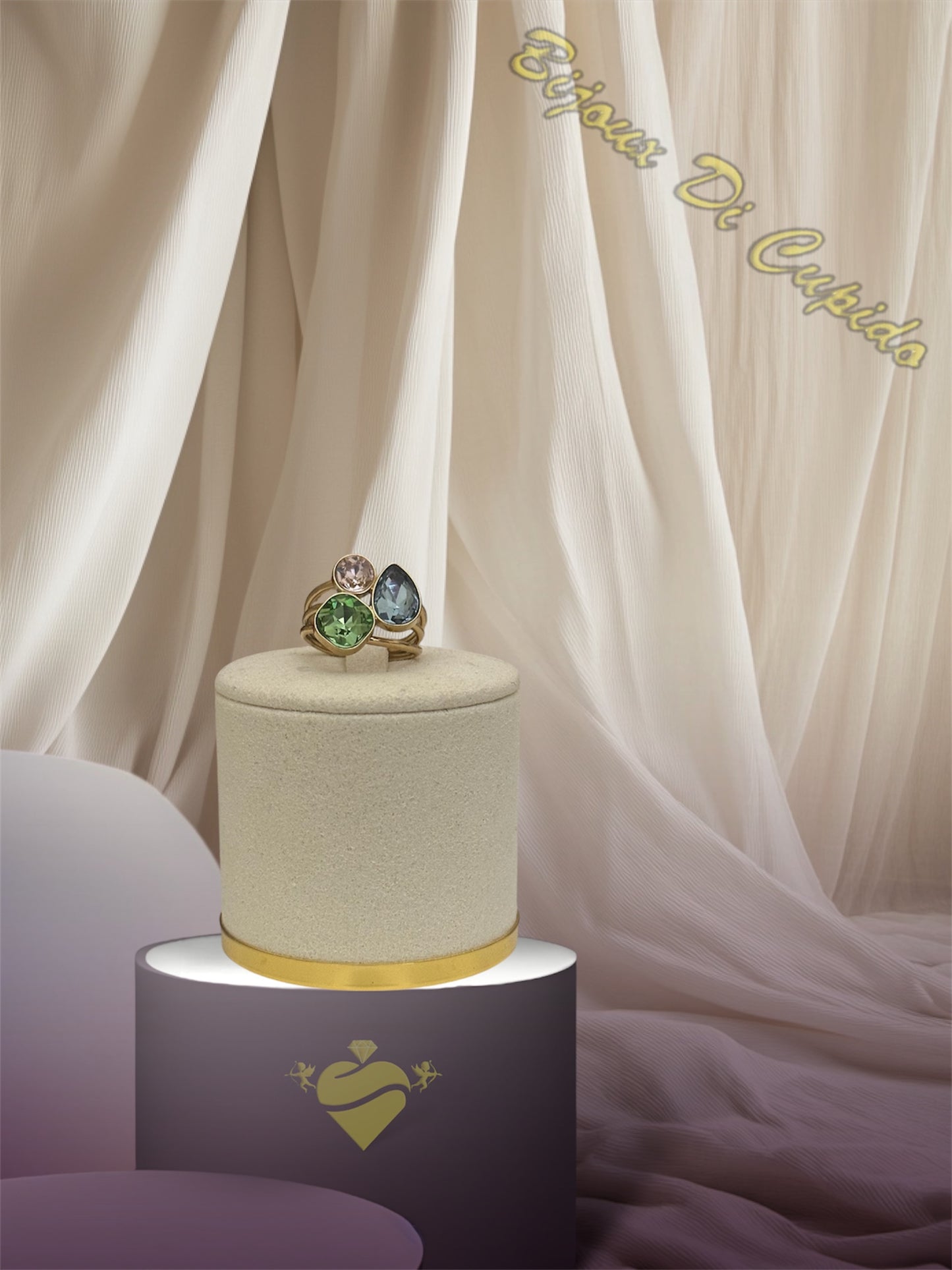 Anello Tris Pietre