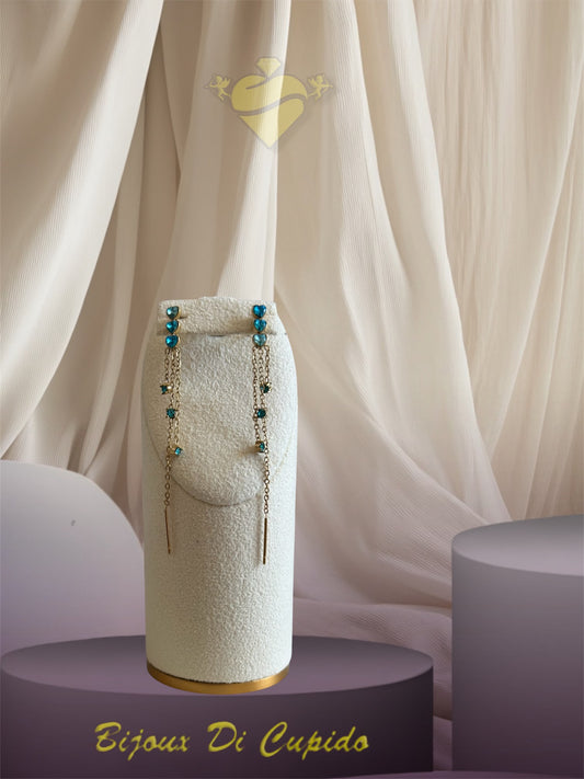 Orecchini Love Cascata Lucente