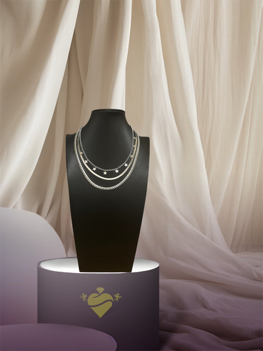 Collana Tris Catene Stellare