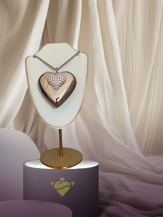 Collana Love Bicolor Zirconia