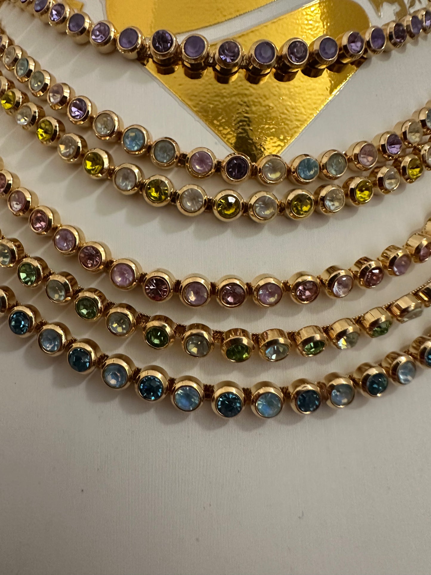 Collana Cubic Opalescente
