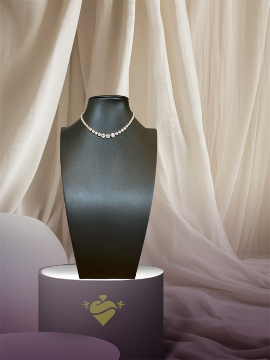 Collana Tennis Cubic Tris