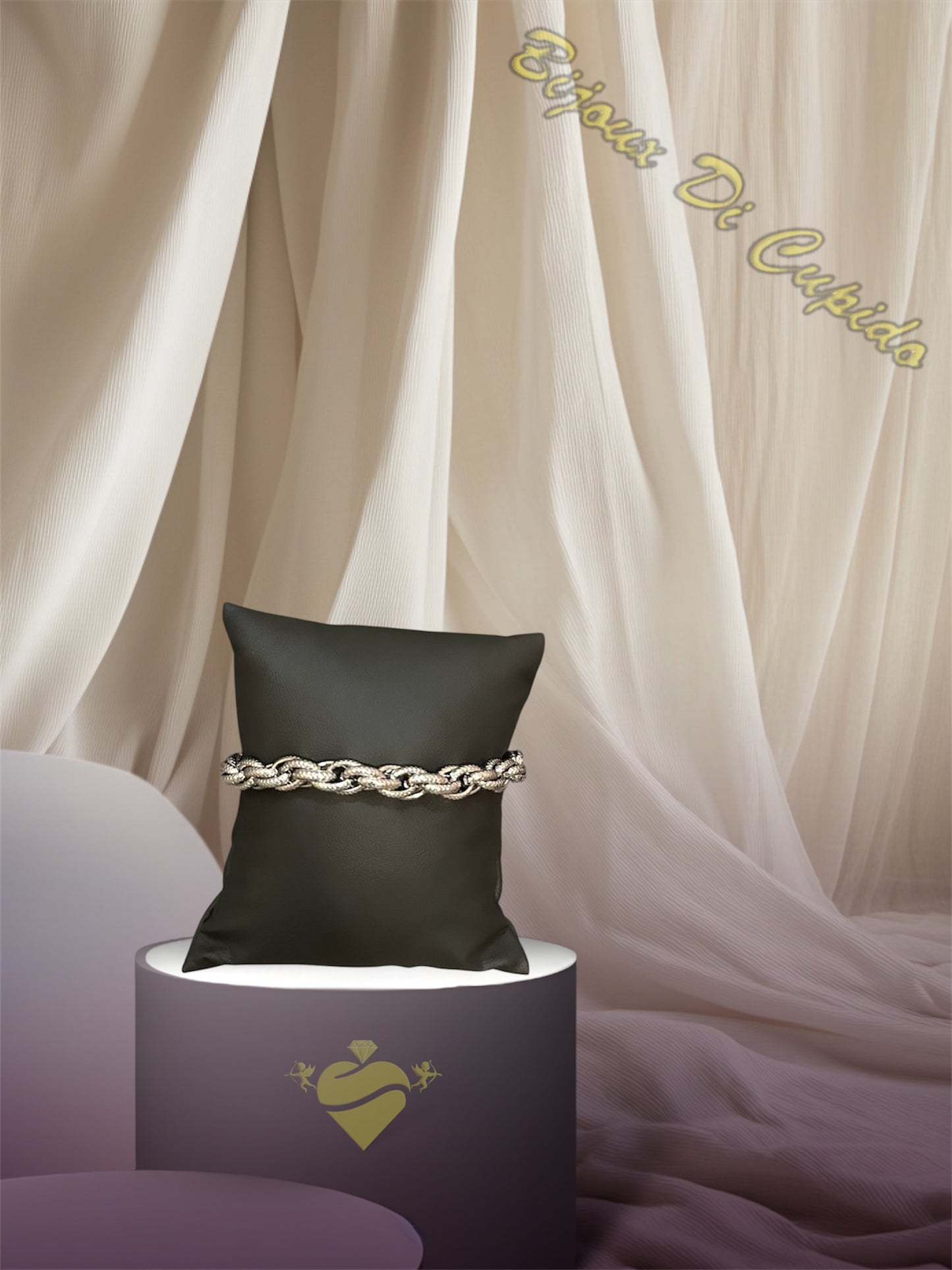 Bracciale Intreccio Catene Diamond