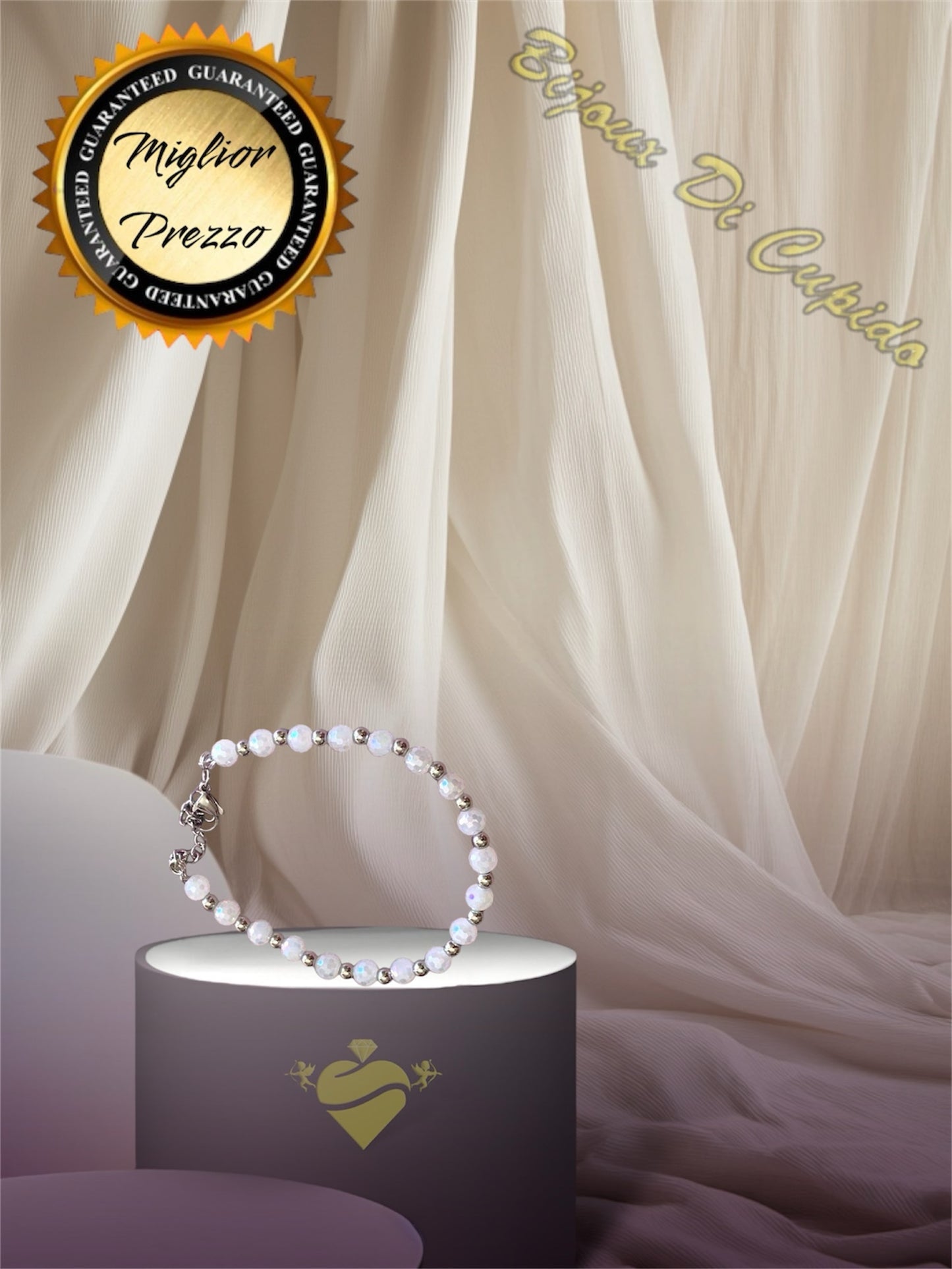 Bracciale Pietre In Vetro
