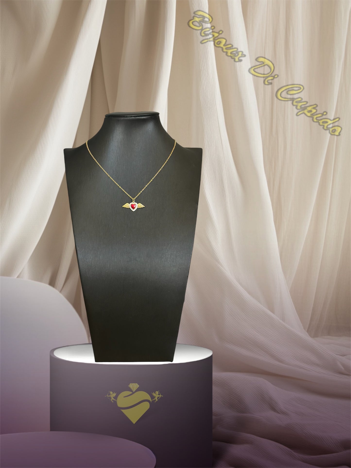 Collana Cupido Red Love