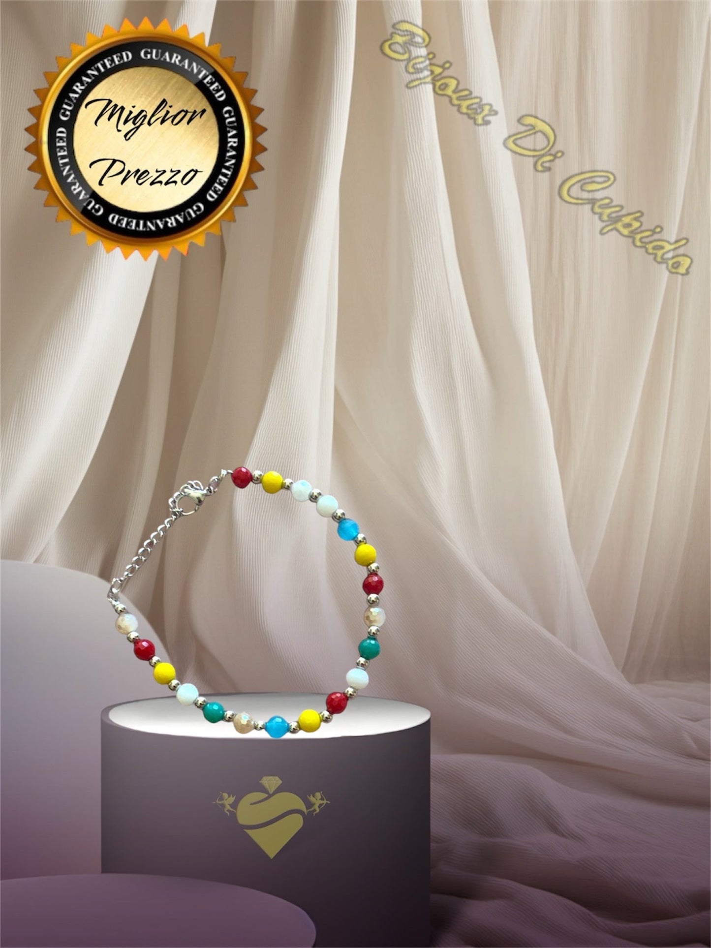 Bracciale Pietre In Vetro