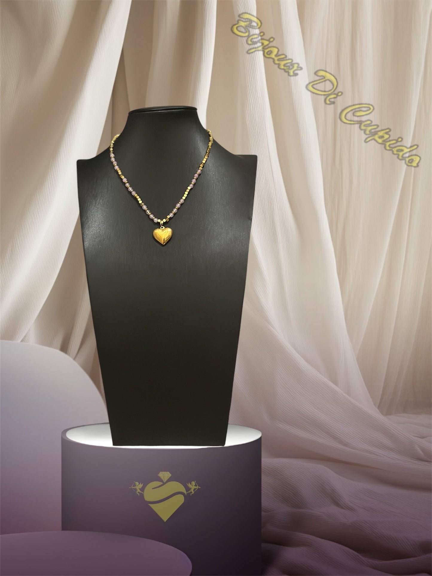 Collana Pepite E Pietre Love