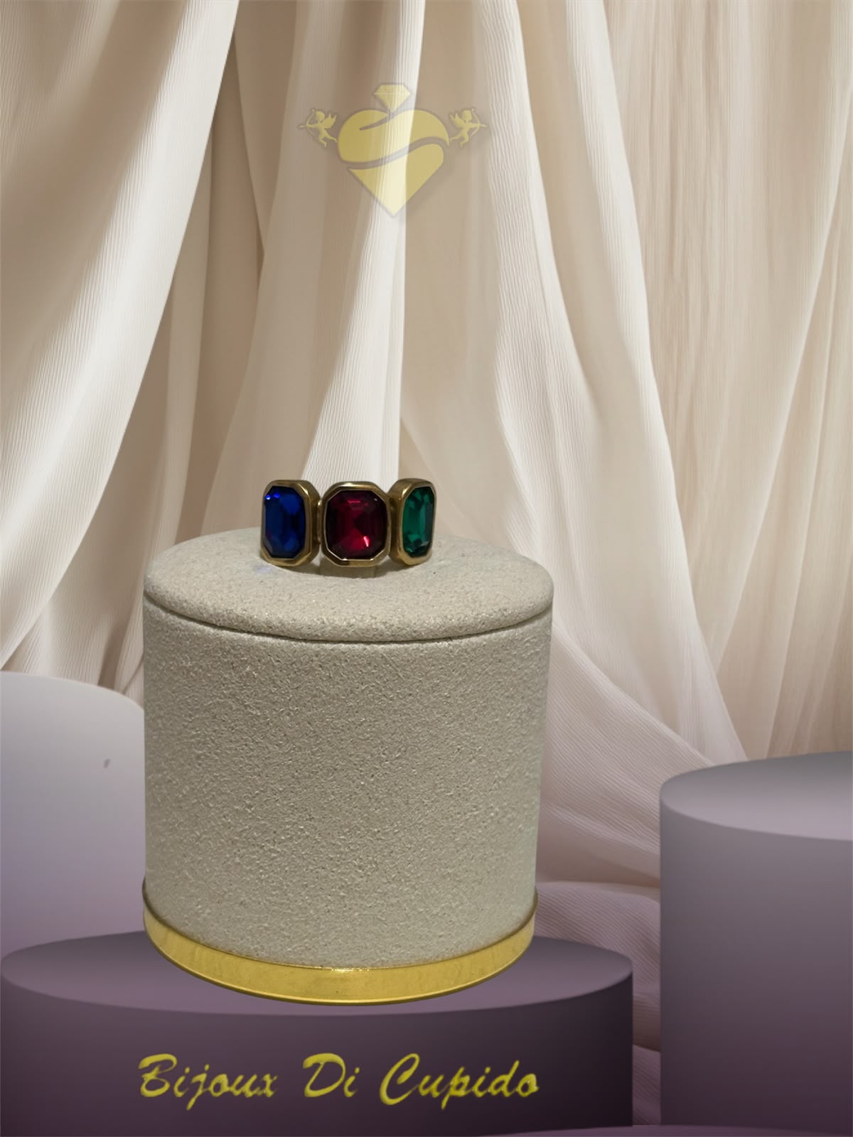 Anello Baguette Tris