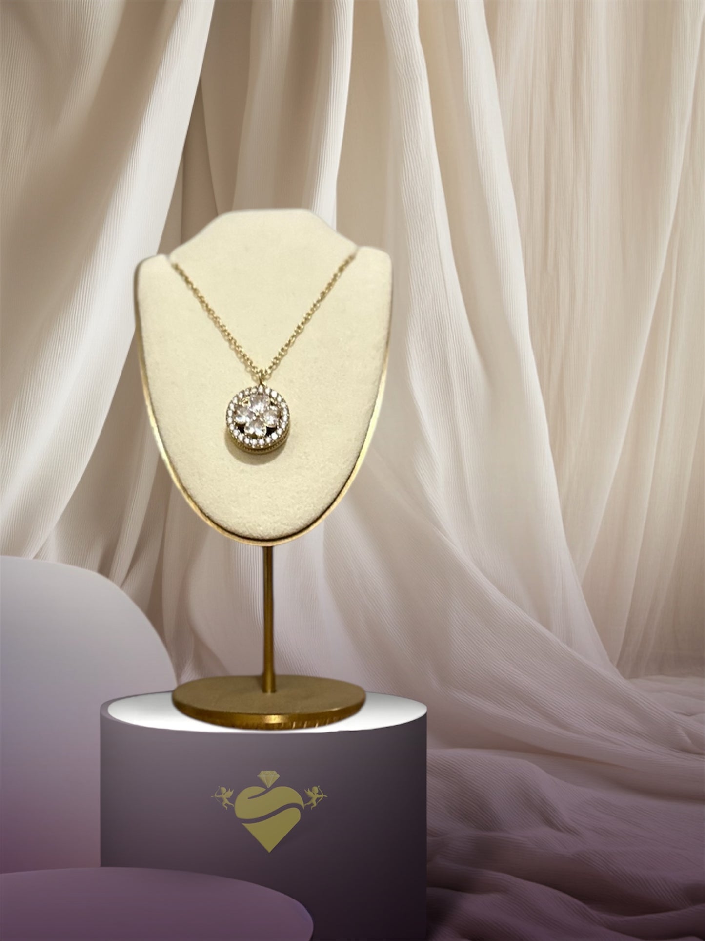 Collana Girevole Zirconia