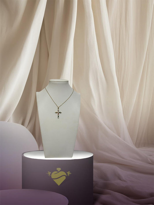 Collana Croce Goccia