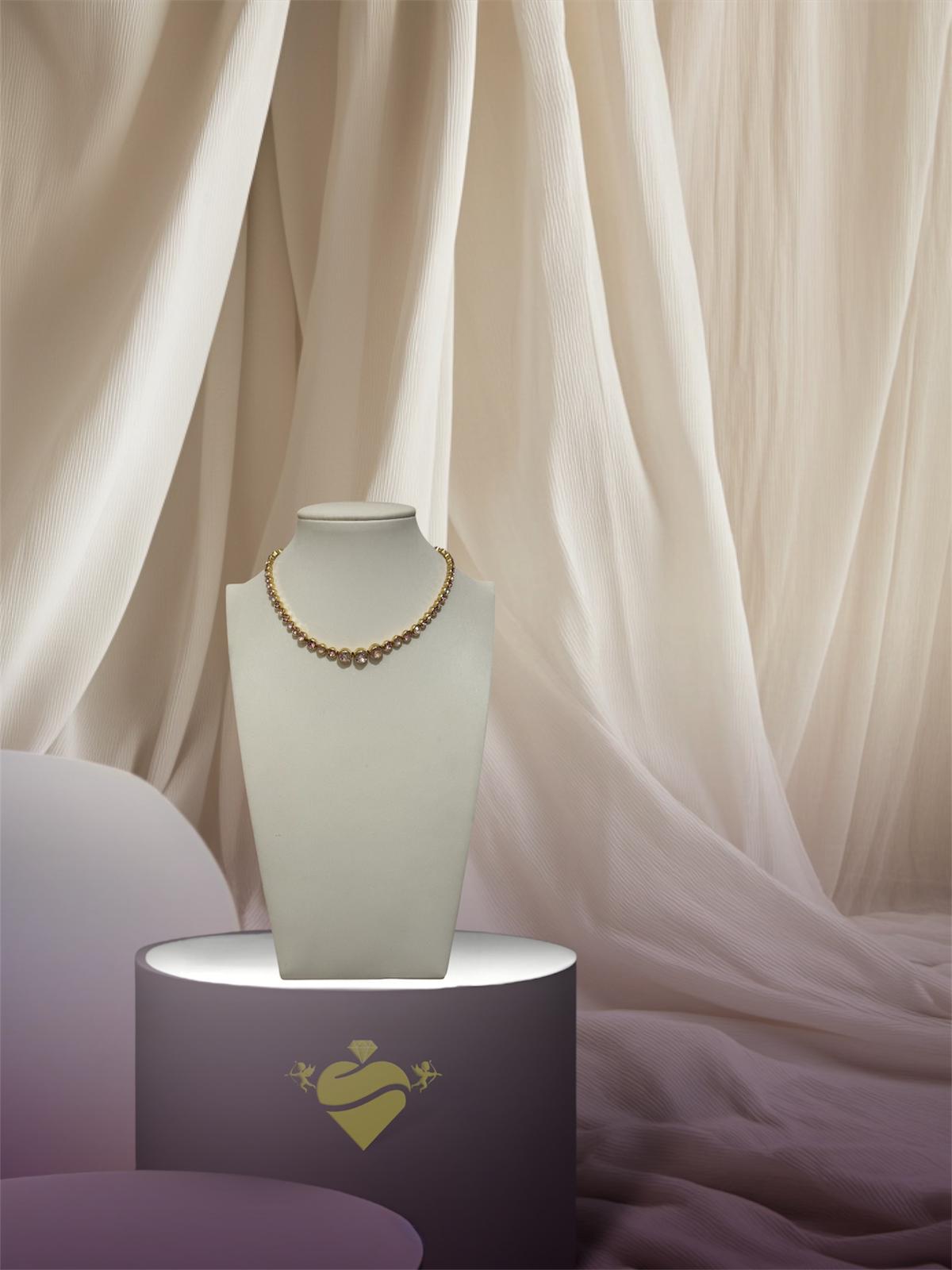 Collana Tris Cubic Maxi